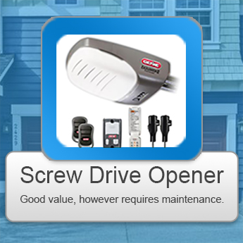 Screw Drive Garage Door Opener Installation San Diego CA